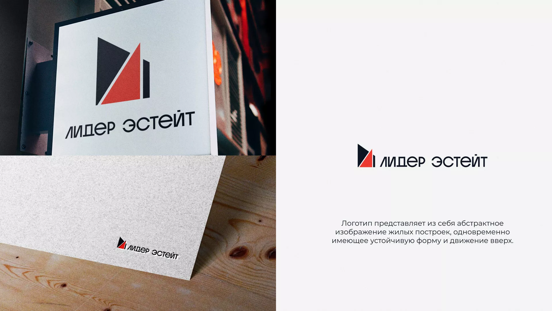 Сделали логотип для агентства недвижимости «Лидер Эстейт» в Мичуринске