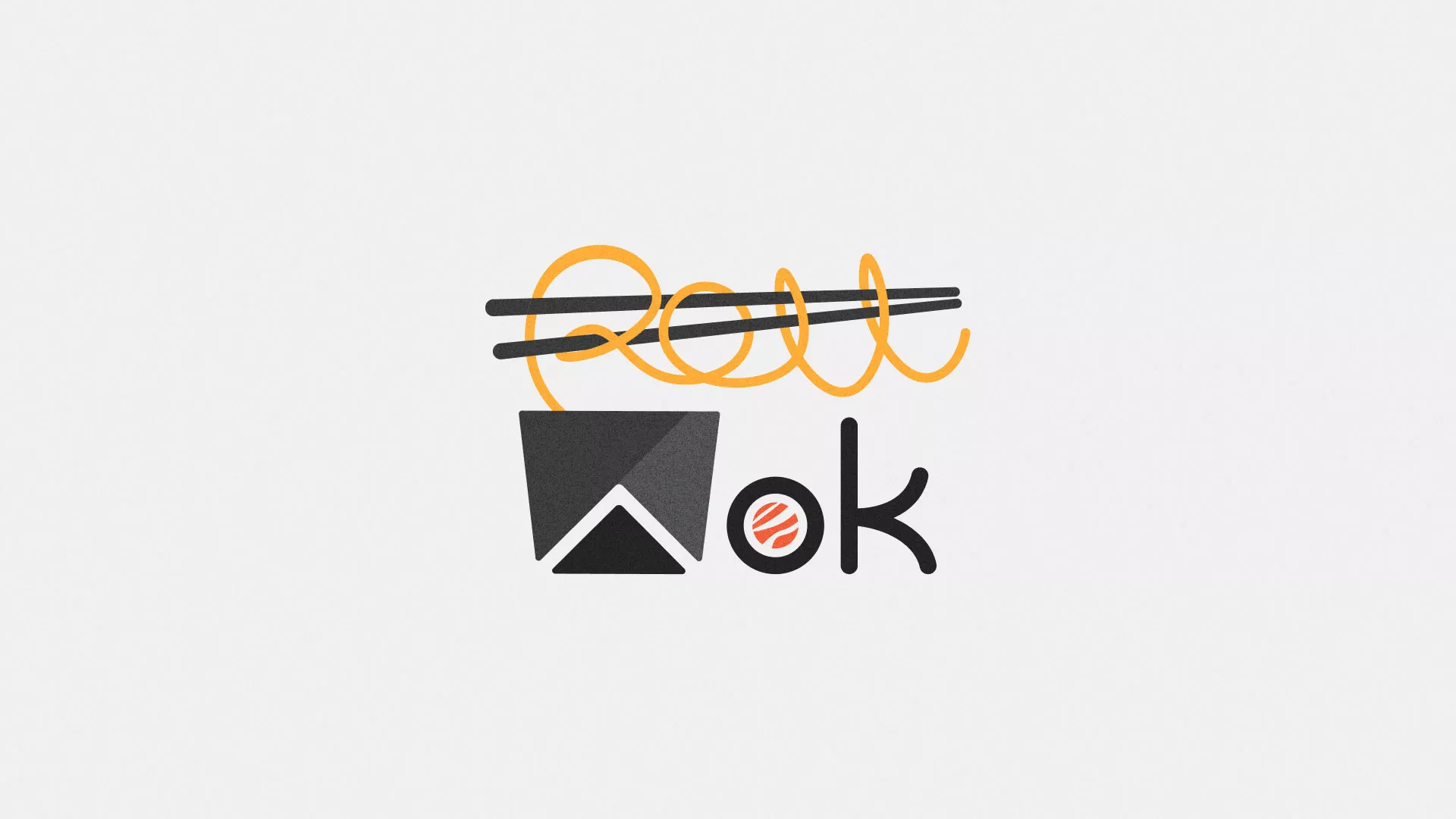 Разработка логотипа в Мичуринске для суши-бара «Roll Wok Club» Разработка логотипа в Мичуринске для суши-бара «Roll Wok Club»