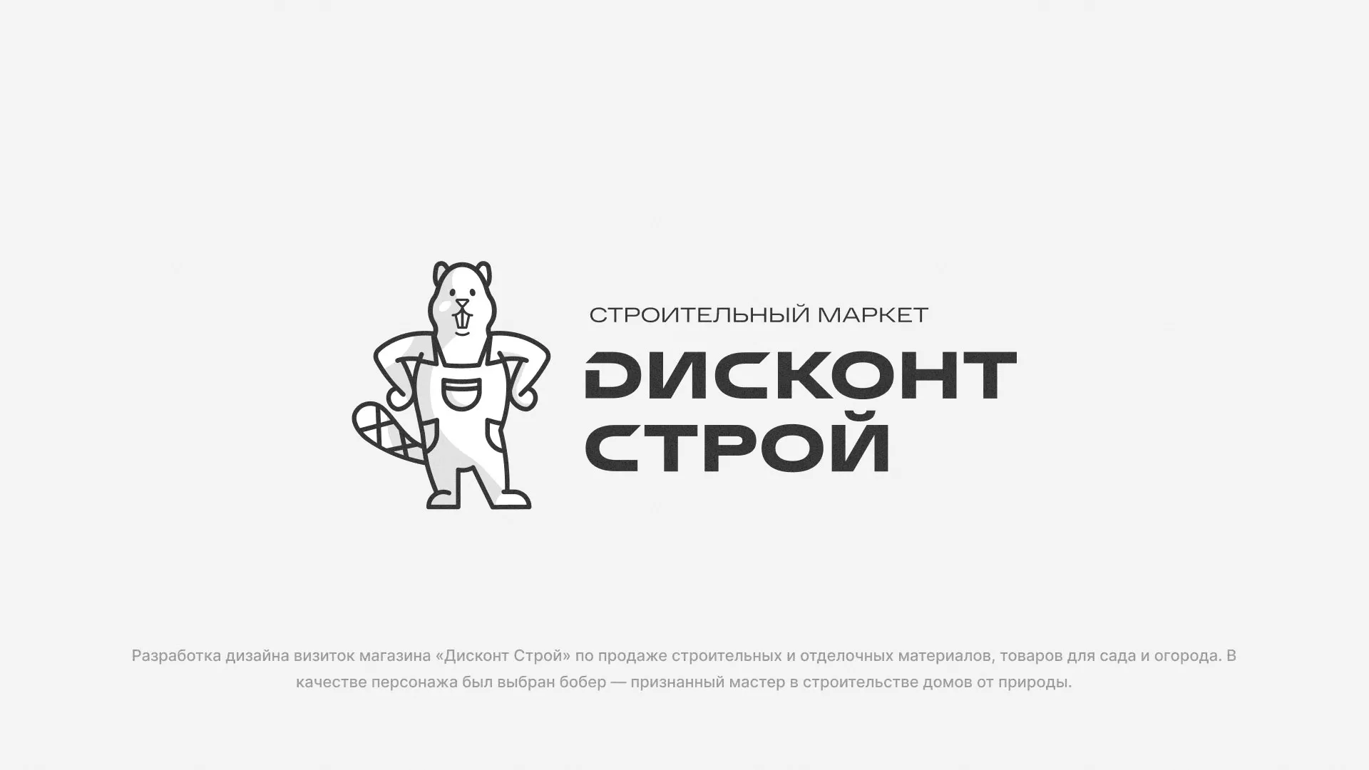 Разработка дизайна визиток магазина «Дисконт Строй» в Мичуринске