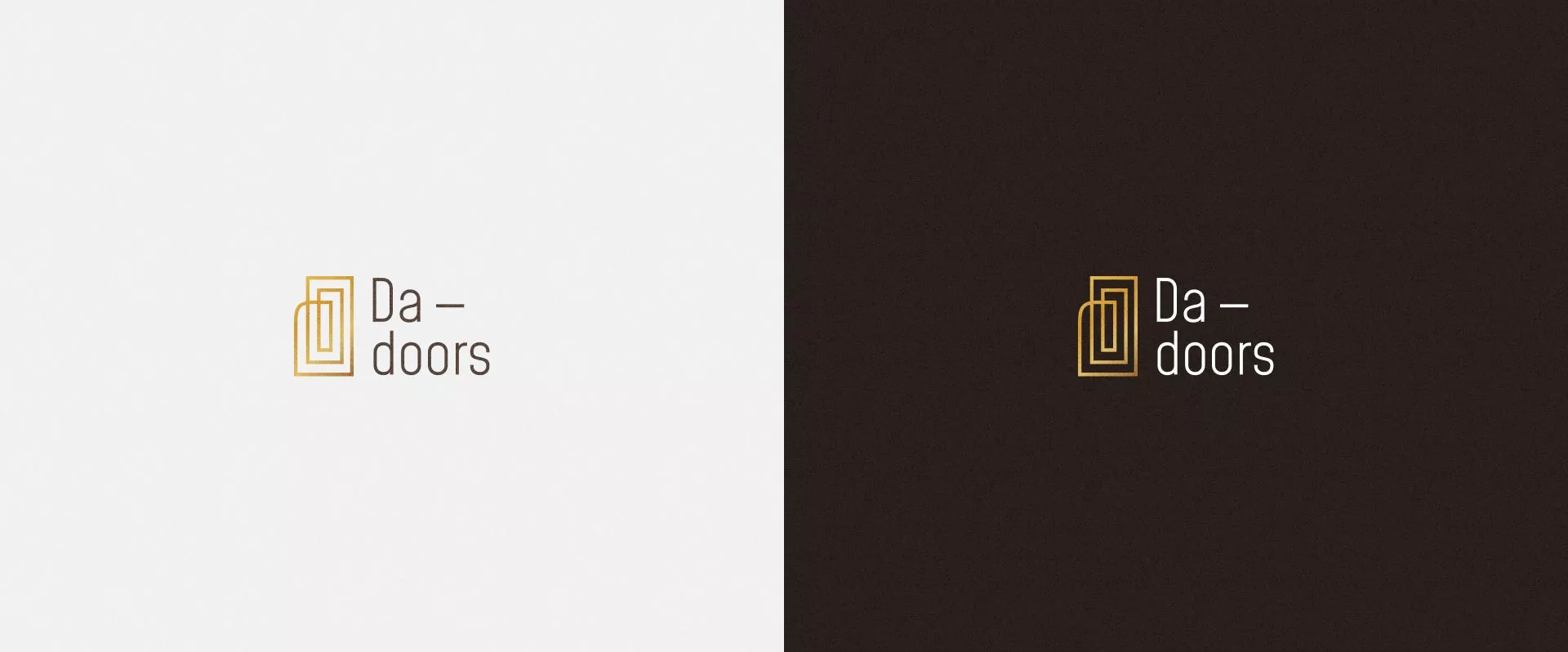 Разработка логотипа для компании «DA-DOORS» в Мичуринске